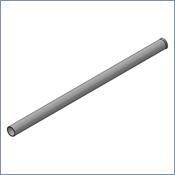 PN 14006 - C-STAND TUBE, ST, FLAIRED, 1.0DIA. #16, @19.5"